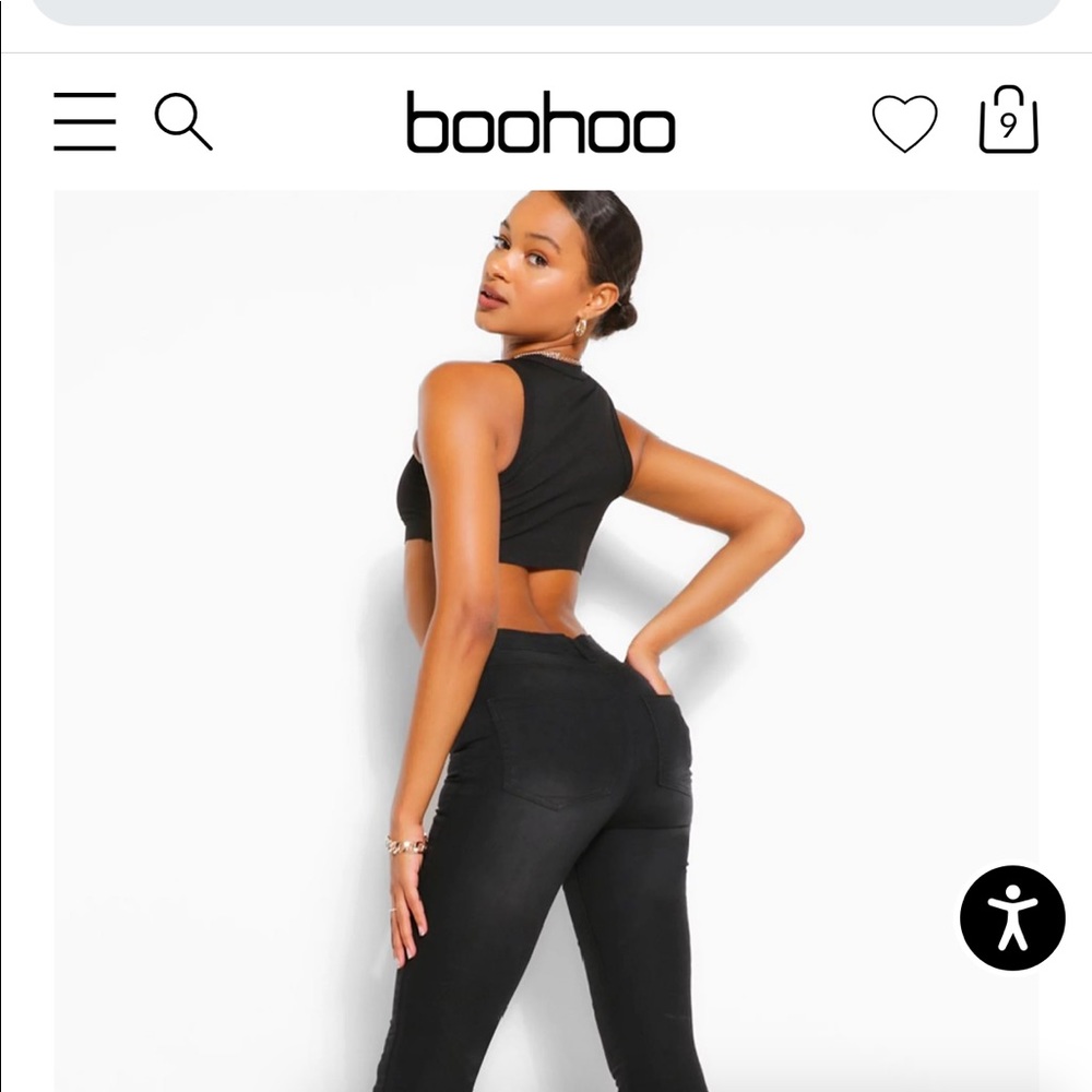 Black jeans tall